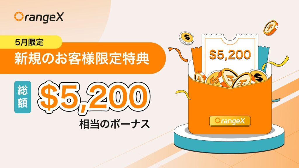 OrangeXの入金ボーナスキャンペーン